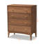 Northfield 4-Drawer Storage Chest in Walnut Finish, 37.50" H X 29.75" W X 15.50" D