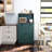 54" Tall Kitchen Pantry Cabinet, Freestanding Microwave Stand with Drawer & Adjustable Shelves, Buffet Storage Cabinet-21505579
