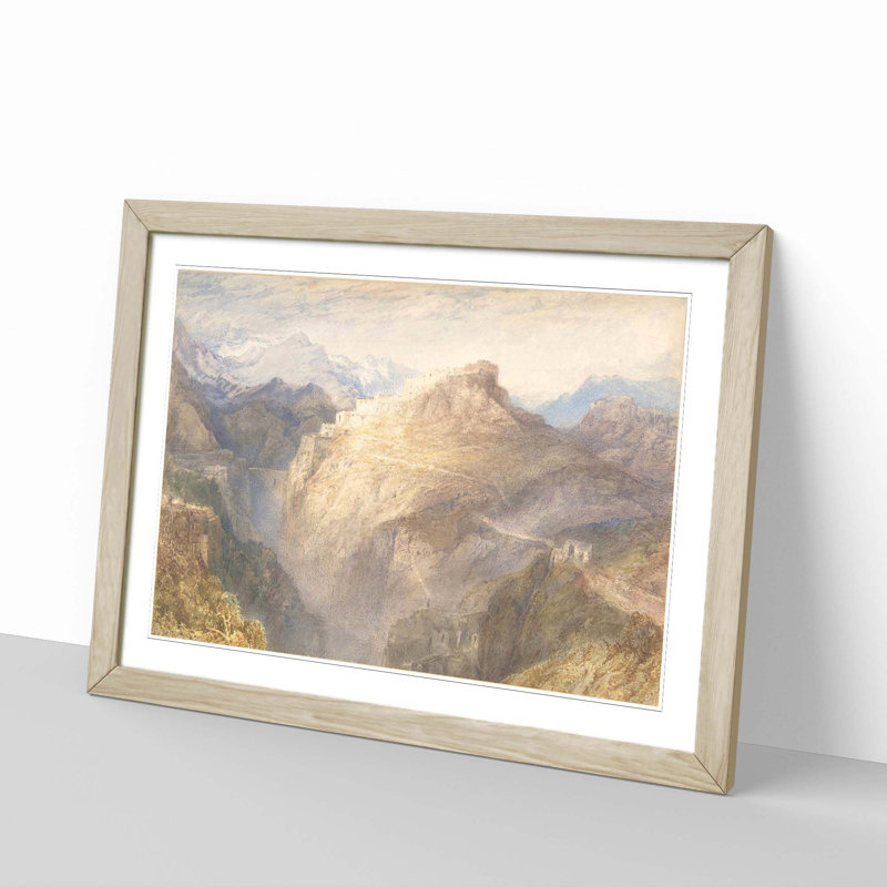 J.M.W. Turner - Single Picture Frame Painting, Oak