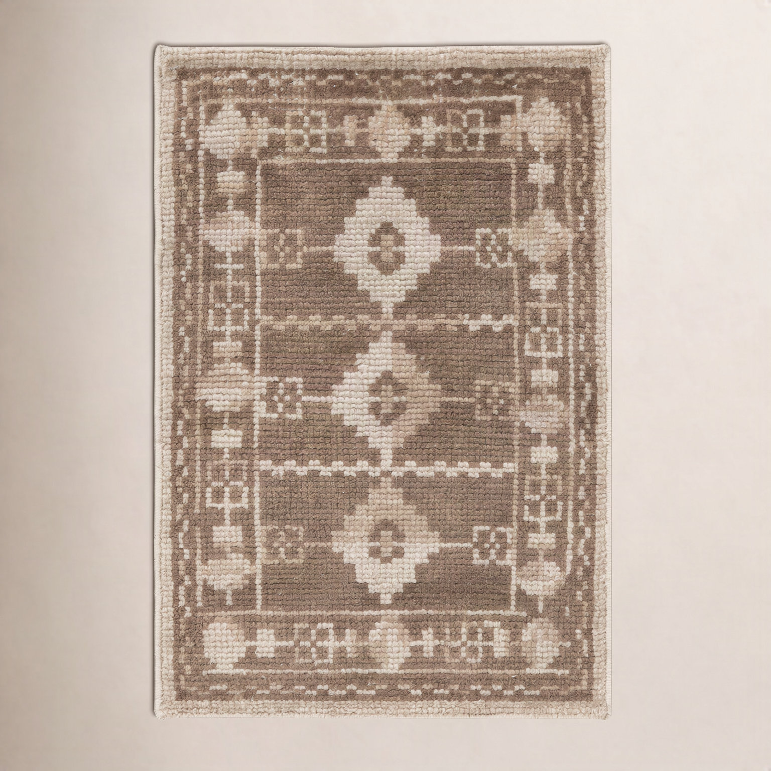 Vanna Hand-Knotted Oriental Wool Rug, 3'x5', Brown