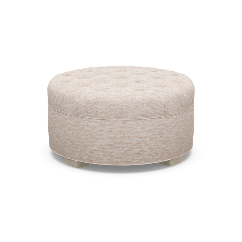 Round Ottoman, 8172-88, Sandstone