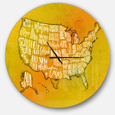 Swigart Metal Wall Clock