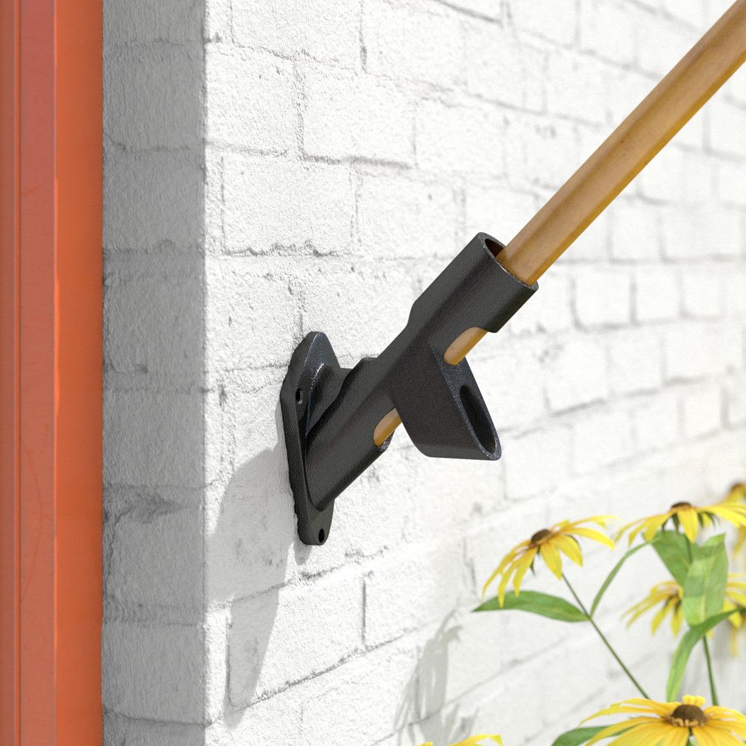 Stapleton 2-Position Cast Iron Bronze House Flag Bracket Arlmont & Co. 