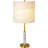 Metal and Stone Table Lamp