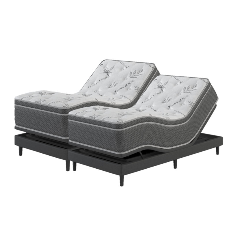 Matelas simple 10 po en bambou hybride, Lit simple