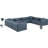 Ivion Upholstered U-Shaped Sectional Reversible-94884371
