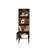 Bookcase With Door, Natural Walnut Finish