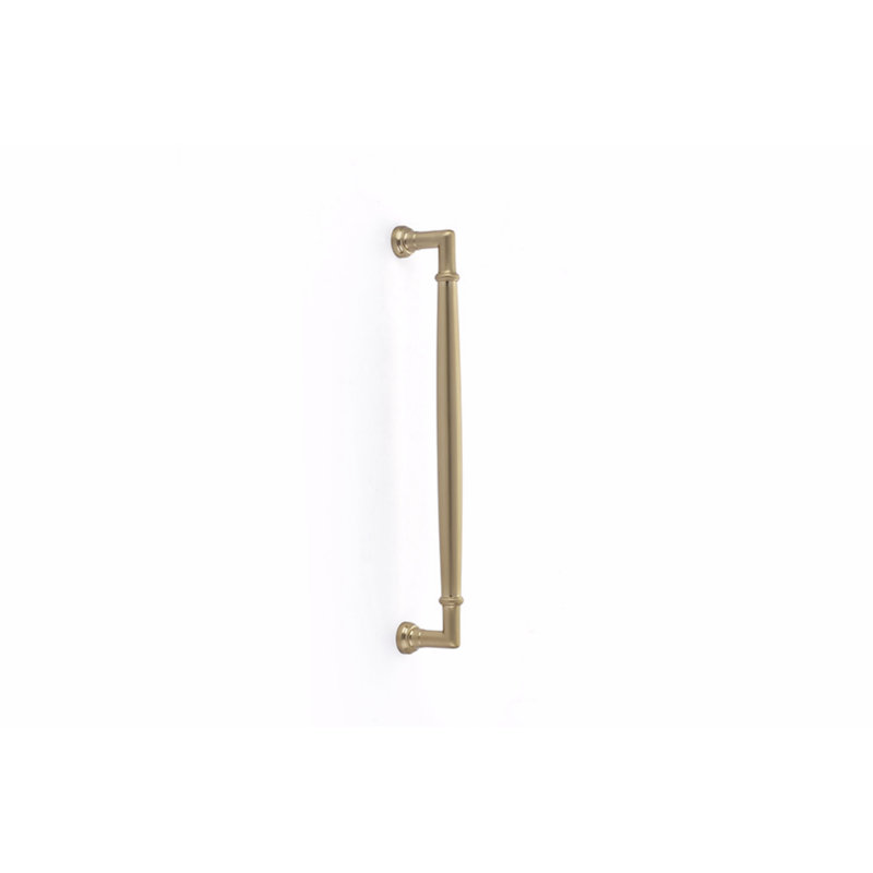 Poignée d'électroménager Emtek Westwood, Laiton satiné, 18 po d'un centre à l'autre