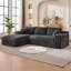 Boneless 106" W Configurable Compression Sectional Sofa With L-Shape Chaise-1676123739-1676124069