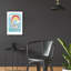 «Wild About You Elephant» par Melissa Averinos, art mural en verre acrylique-724346120