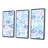 " Red Sea Stars With Blue Seashells " 3 - Pieces-1580455558-1580455559