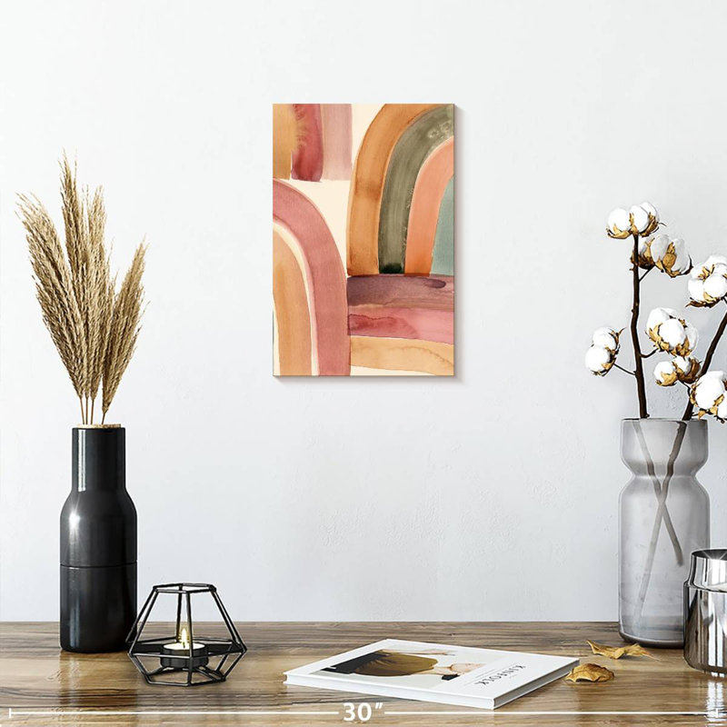 Avery Boho Rainbow Abstract, 36" H x 24" W