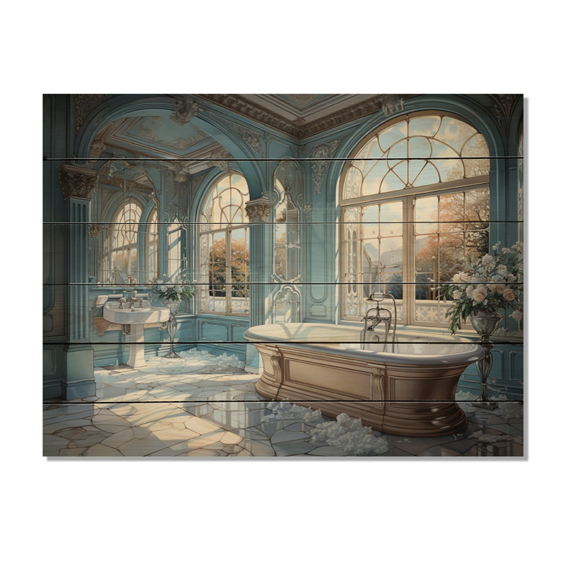 Éclairage de salle de bain éthéré I sur bois, H 10 po x l 20 po x P 0,78 po