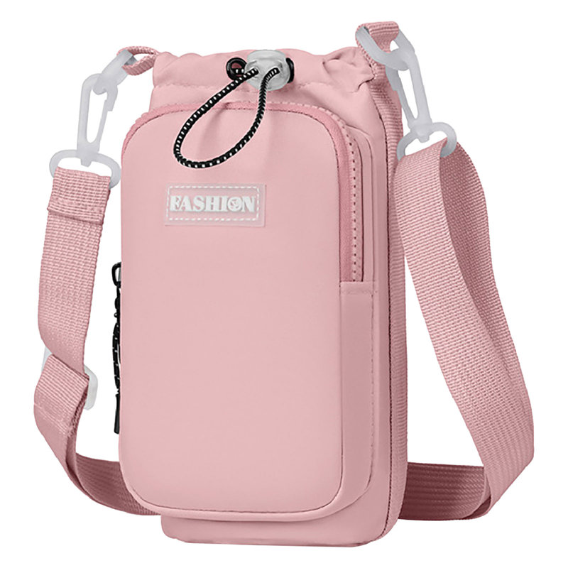 Sac à bandoulière portatif pour femmes, Rose
