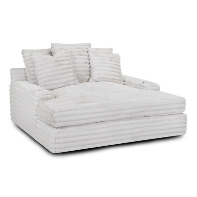 Chaise longue rembourrée Dovray