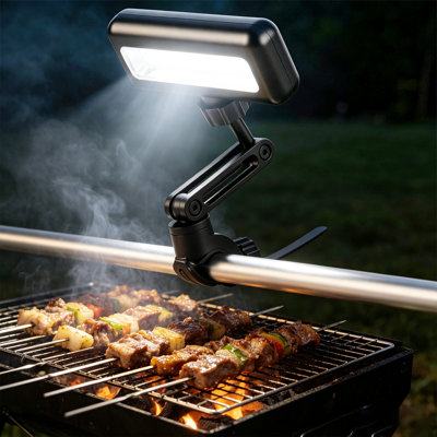 COB LED Rechargeable BBQ Grill Light with Auto On/Off