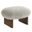 Ensemble de fauteuil d'appoint et repose-pieds en tissu Loyal Boucle-104318335-104318334