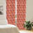 Geometric Semi-Sheer Rod Pocket Curtain Panels-45210343