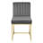 Carriage Tufted Sled Base Upholstered Fabric Dining Chair-484070128-426741411-426741422