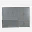 Grand lit mural avec placard, gris-121070236