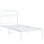 Vidaxl Bed Frame with Metal Headboard-101310390-101310379