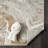 Marble Abstract Brown Beige Gold Area Rug-2069021954