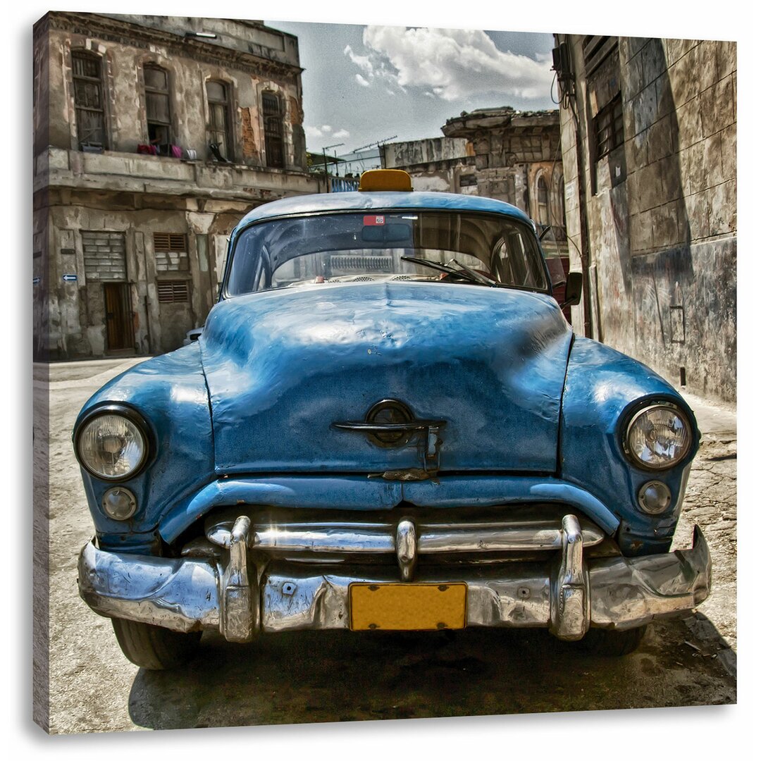 Leinwandbild Blaue Schönheit in Cuba