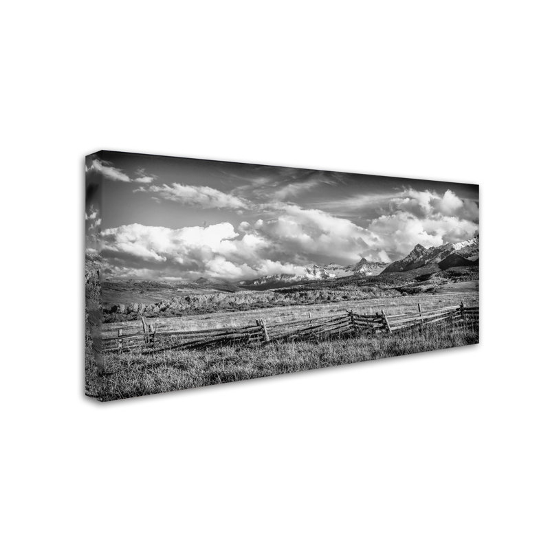 Leeth «Colorado Fields», reproduction de photo sur toile tendue, H 24 po x l 47 po x P 2 po