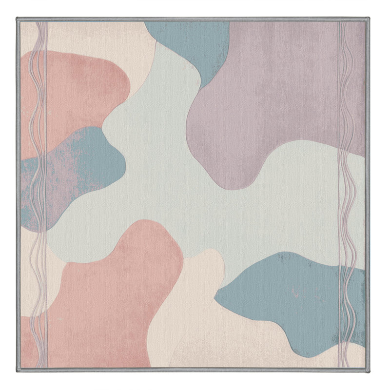 Wavelight Bloom Rug, Square 7'