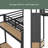Loft Bed Frame With Wardrobe,Metal Loft Bed With Storage Shelves And Pegboard-1106267578