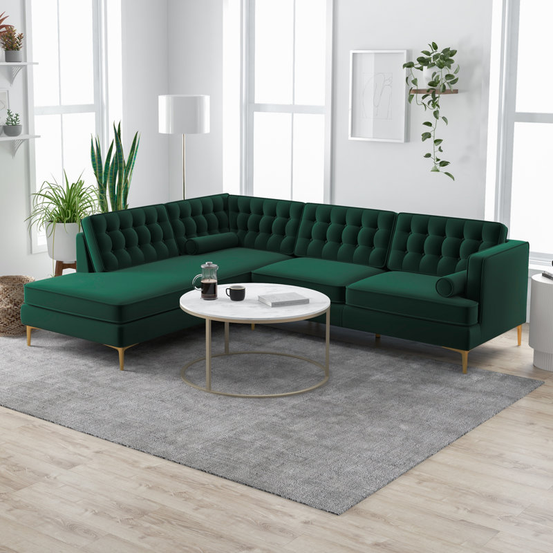 Addilynn 2 - Piece Velvet Sectional