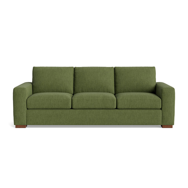 Couch Potato Sofa (95"), Performance Weave - Basil