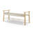 Solid Oak Entry Way Bench with Shoe Storage-212732789