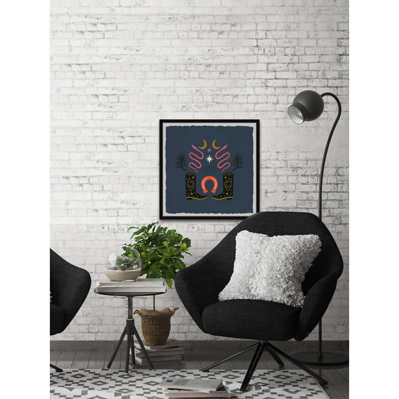 Optimum Balance - Single Picture Frame Painting, 30cm H x 30cm W x 3.81cm D