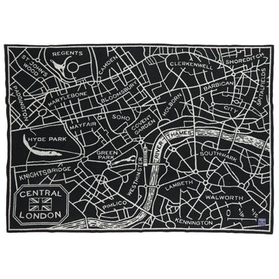 Jeté en laine London
