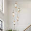 Luminaire suspendu grappe 5 lumières Barbra