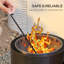 Smokeless Fire Pit 45cm Portable Wood Burning Firepit Black