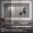 Molly Front & Back LED Anti-Fog Tempered Glass Wall Bathroom Vanity Mirror - UL Certified-111627178