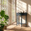 Table console demi-lune TREXM en pin massif, 99 cm L x 40 cm P x 77 cm H, 1 tiroir