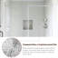 50 à 60 po X P 76 po Porte de douche coulissante simple H-116650986