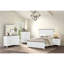 Cadre de chambre à coucher moderne à panneau bicolore 1pc-577620604