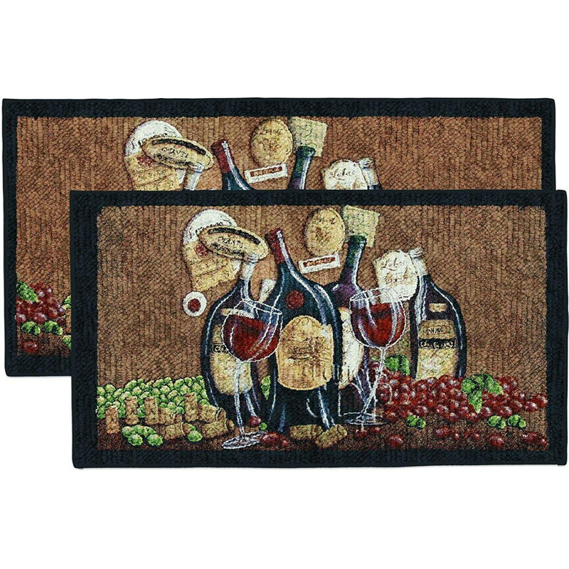 Ensemble de tapis de cuisine 2 pièces Gafnit