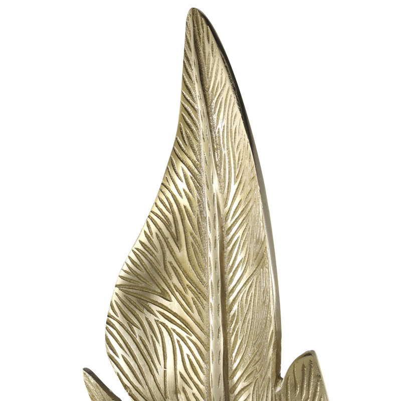 Grande sculpture en aluminium Jatanna, H 30,5 po x l 8,5 po x P 3,5 po