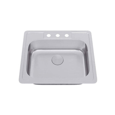 25'' L Single Bowl Stainless Steel Kitchen Sink