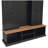 62.2''W Entryway Hall Tree with Bench, 3 Top Cubbies & Bottom Storage Space, Farmhouse Coat Rack with Hooks & Cabinets for Entryway, Hallway, Mudroom, Living Room-440470301