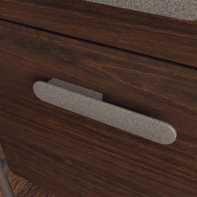 Bureau, finition brune