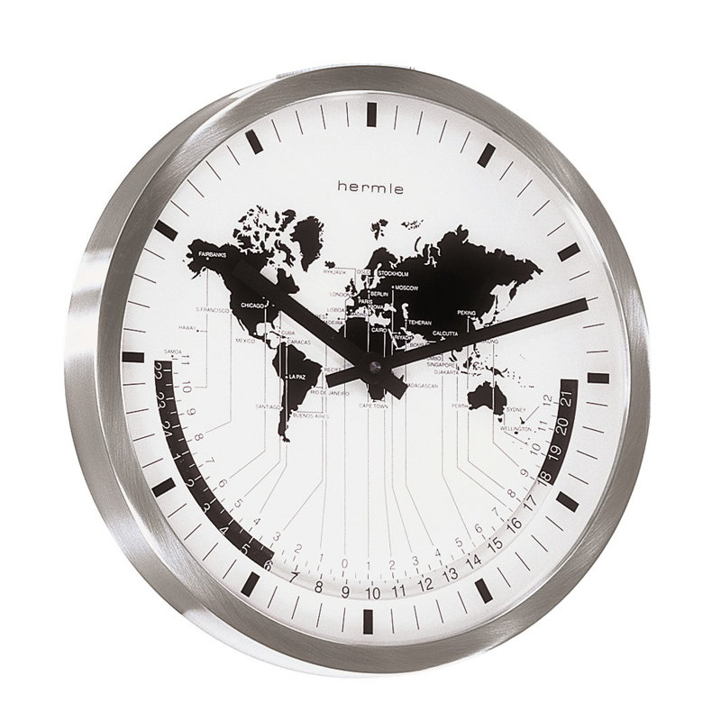 Airport Metal Analog Wall Clock