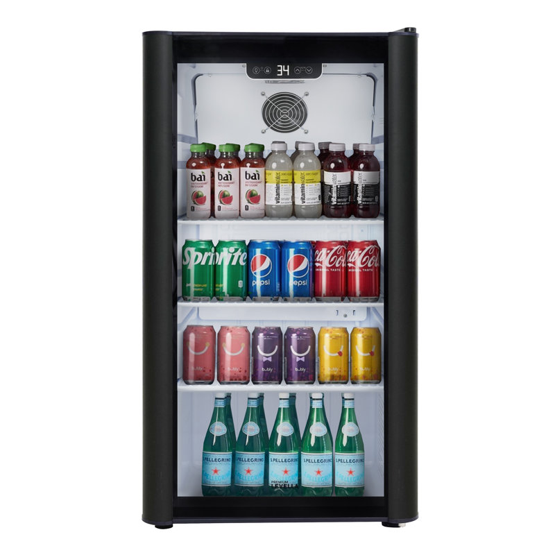 Réfrigérateur à boissons de qualité supérieure 3,1 canettes 138 (12 oz.) Premium, Noir