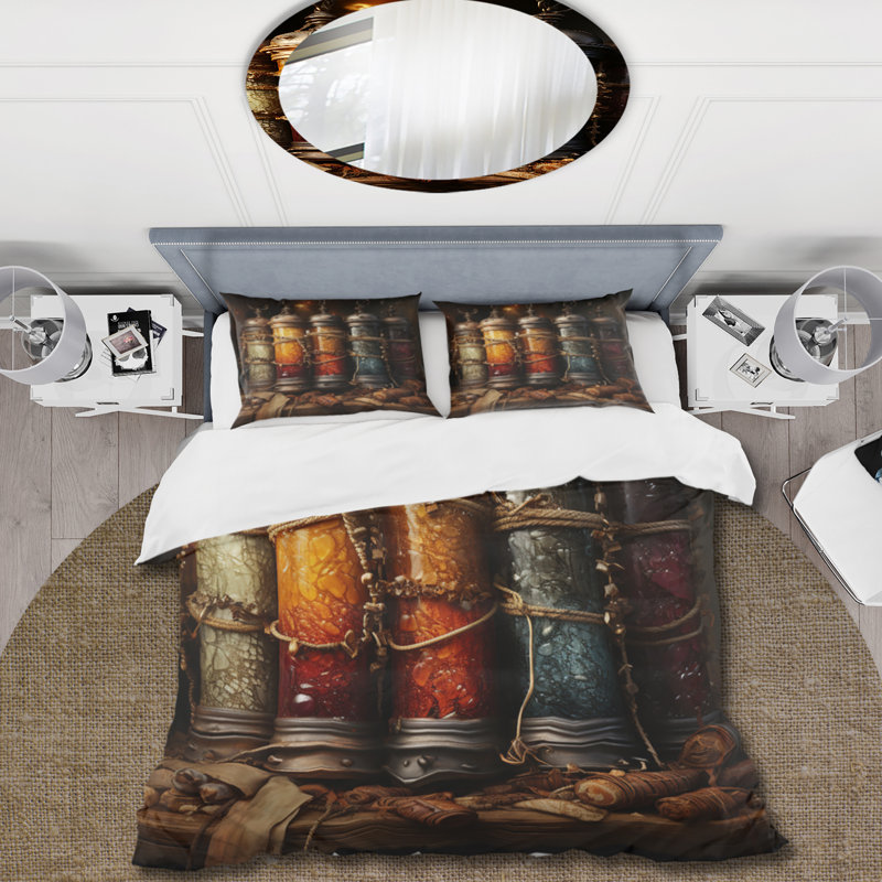 Ensemble de housse de couette Hebrew Torah Scrolls - Religion & Spirituality