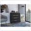 Commode hautbois, plateau supérieur, quatre tiroirs, finition wengé / chêne clair-2136613411